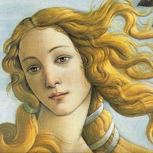 The birth of the goddess Venus - detail